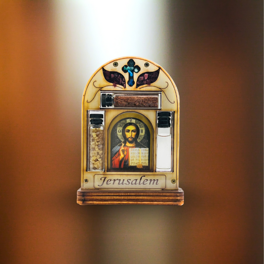 Home blessing on a stand