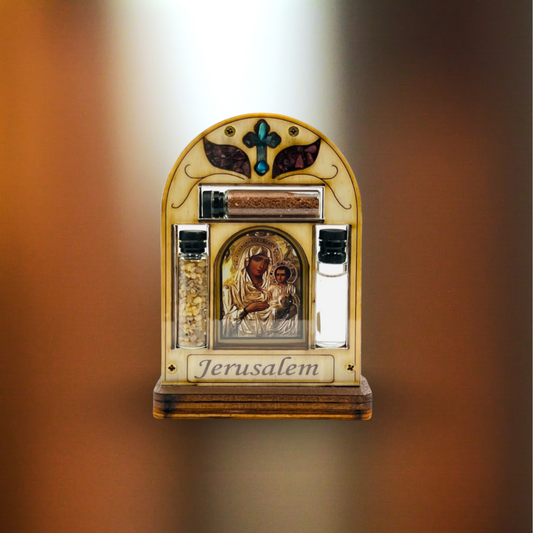 Home blessing on a stand