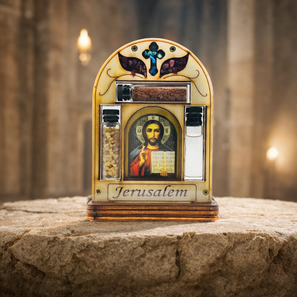 Home blessing on a stand