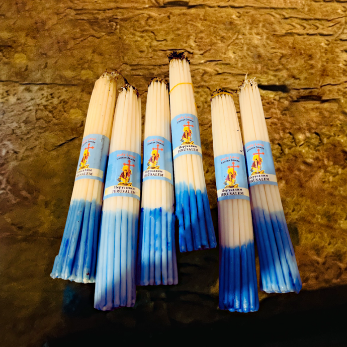 Jerusalem candles paraffin large
