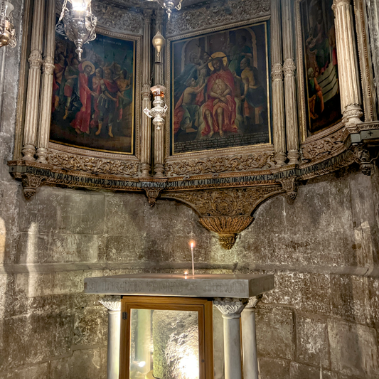 Candle to Saint Longinus (who has eye/sight problems)