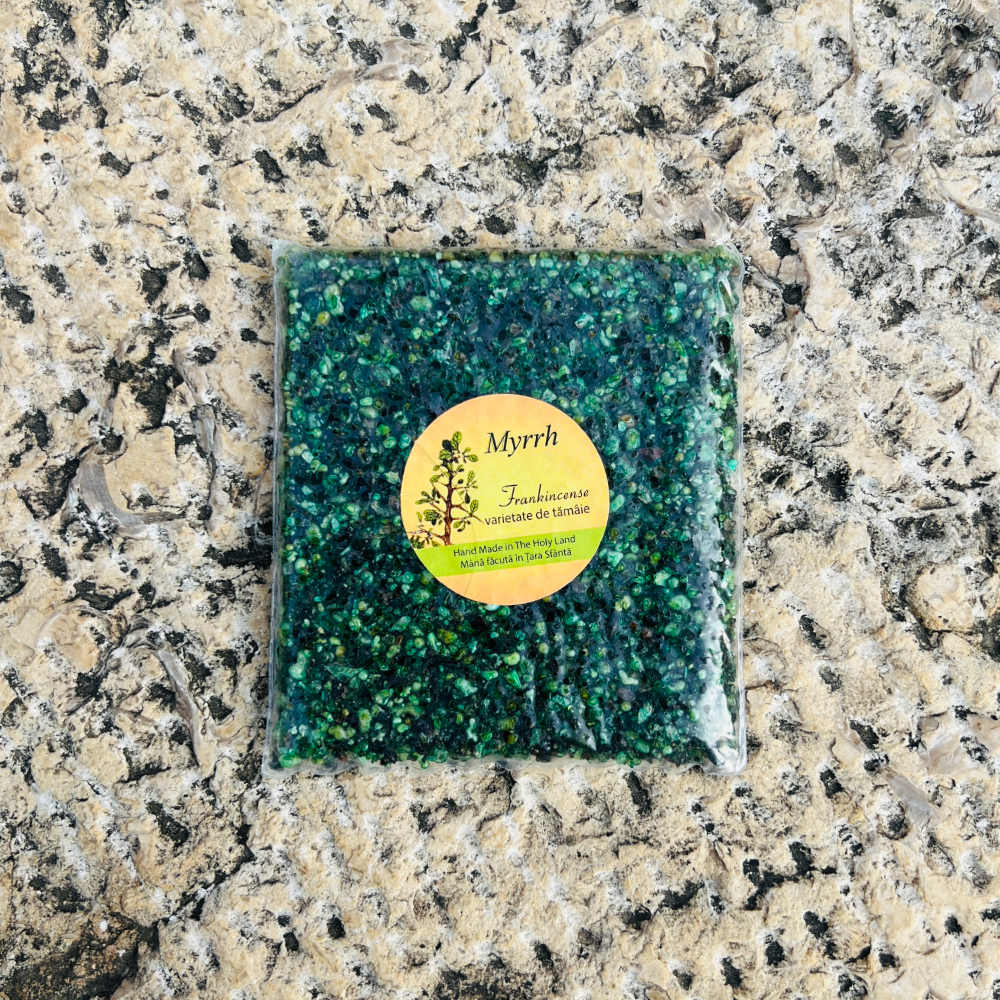 Pressed Jerusalem incense with Myrrh
