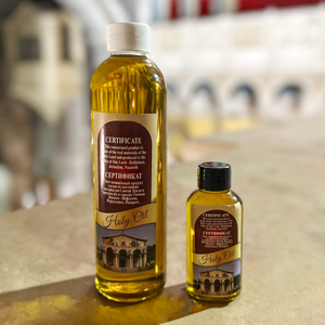 Holy oil from Jerusalem