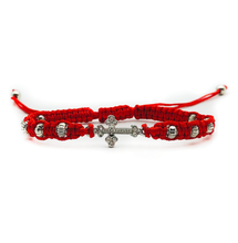 Load image into Gallery viewer, Bracelet &quot;Cross&quot; with rhinestones
