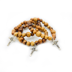 Olive rosary bracelet