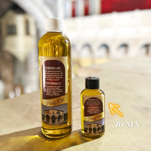 Holy oil from Jerusalem