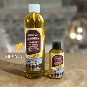 Holy oil from Jerusalem