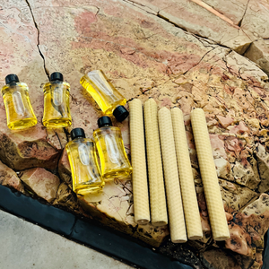 Oil from the lamps over the Holy Sepulcher