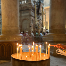 Load image into Gallery viewer, Candle in front of the Holy Sepulcher
