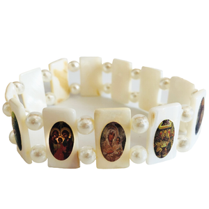 Bracelet with Faces of Saints