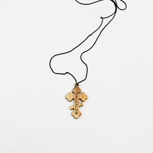 Pectoral Russian cross from olive