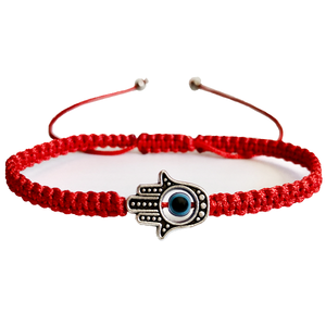 Bracelet red thread "Hamsa"